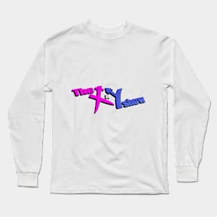 X & Y White Background BIG Slanted! Long Sleeve T-Shirt